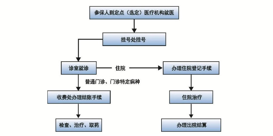 重庆医保就医流程图